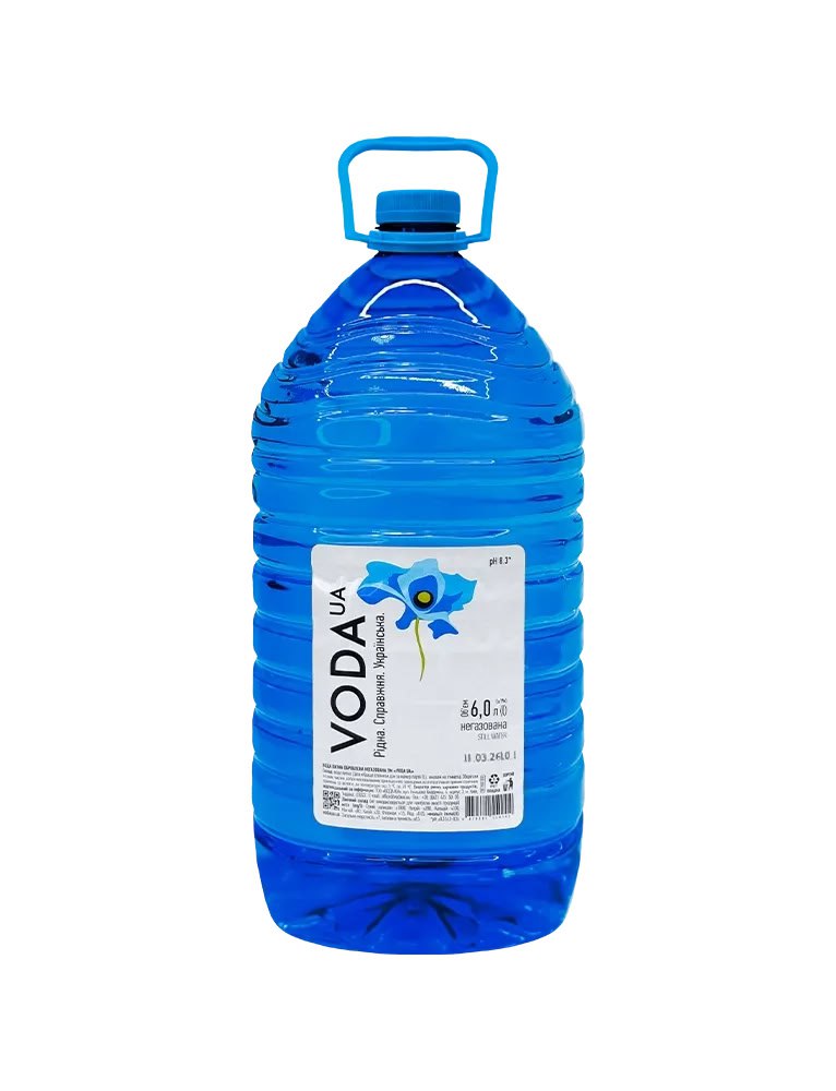 Вода питна, VODA UA 6л